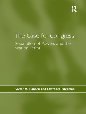 cover image of The Case for Congress